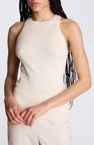 Kenneth Cole High Crewneck Cutaway Tank
