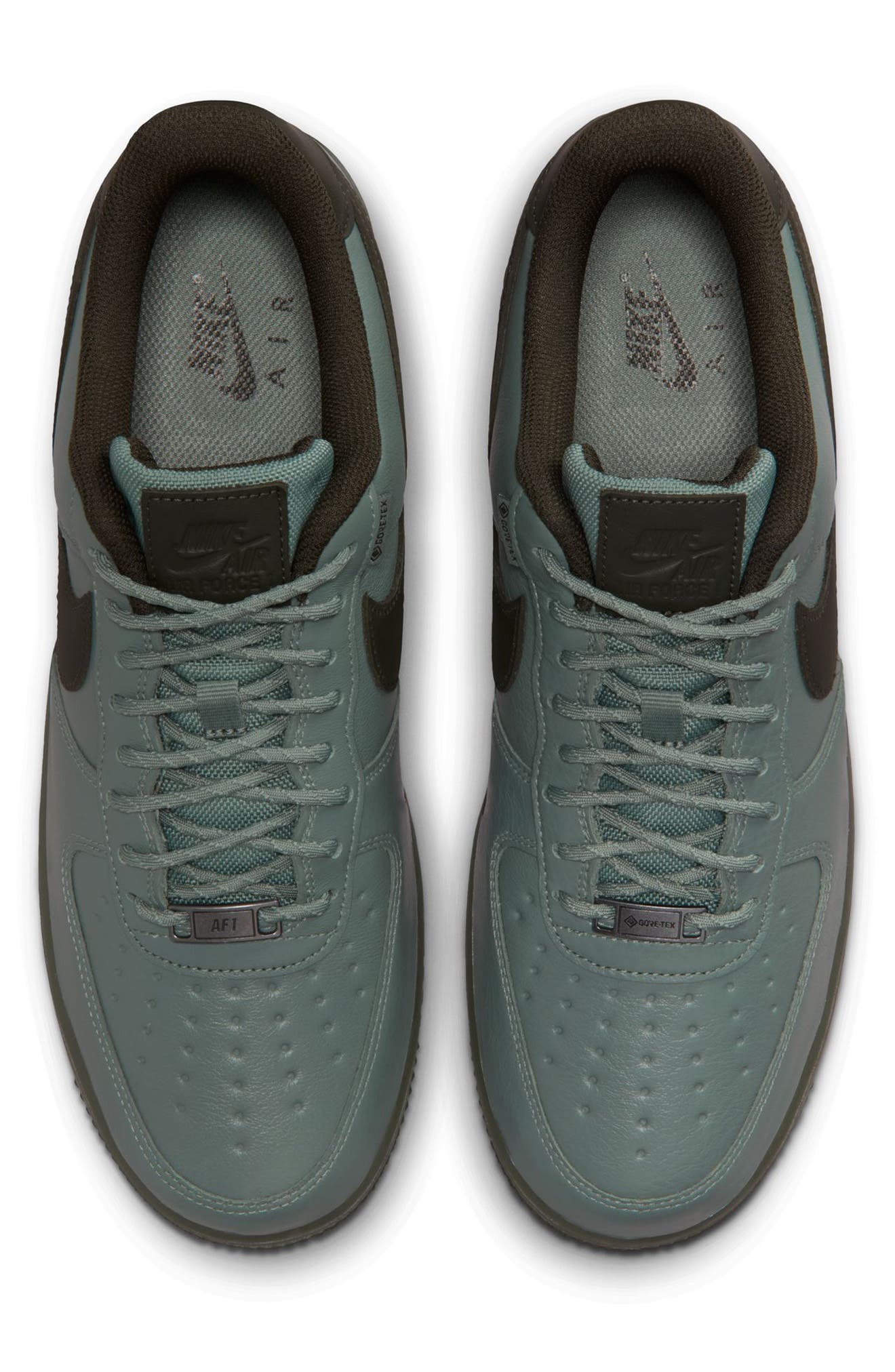 Nike Air Force 1 Gore-Tex<sup>®</sup> Waterproof Sneaker, Alternate, color, Clay Green/ Sequoia/ Yellow
