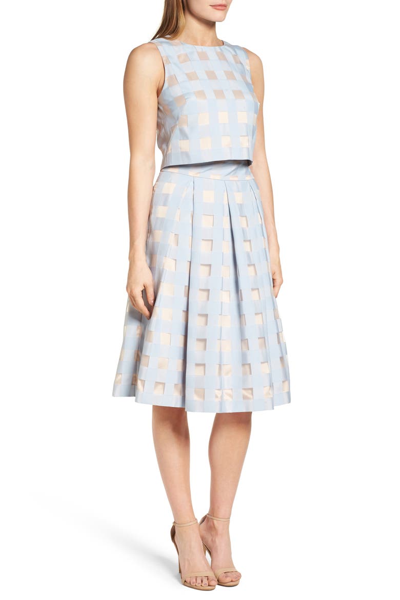 Two-Piece Dress, Alternate, color, BLUE