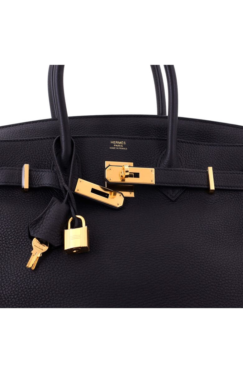 Pre-Owned Hermes Birkin Handbag Black Togo with Gold Hardware 30, Alternate, color, Noir