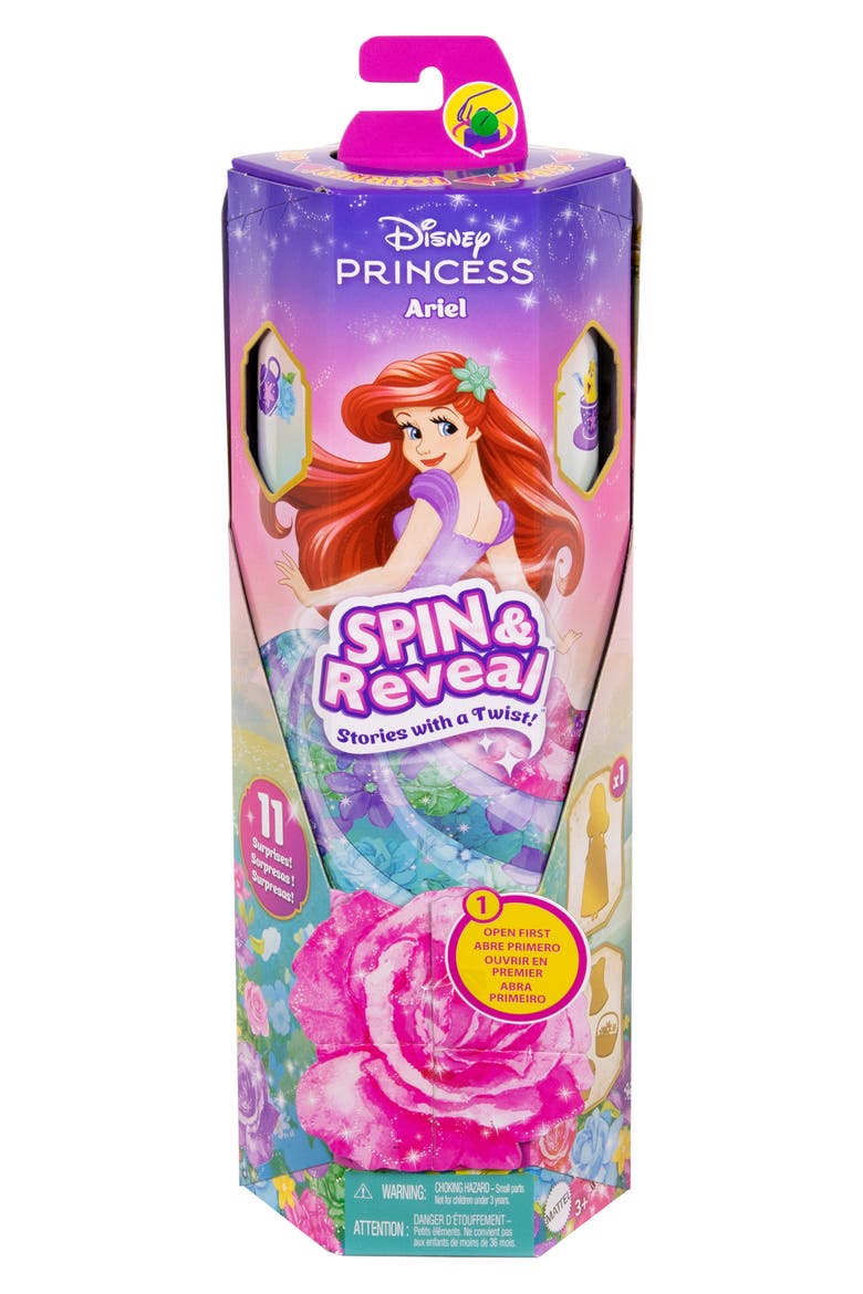 Disney® Princess Spin & Reveal Ariel Doll with 11 Surprises, Alternate, color, NONE