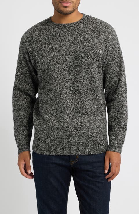 Marled Wool Crewneck Sweater