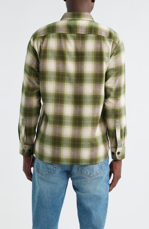 Pendleton Burnside Plaid Flannel Button-up Shirt In Green