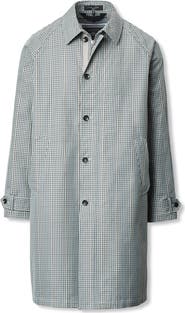 rag & bone Devin Water Resistant Check Trench Coat
