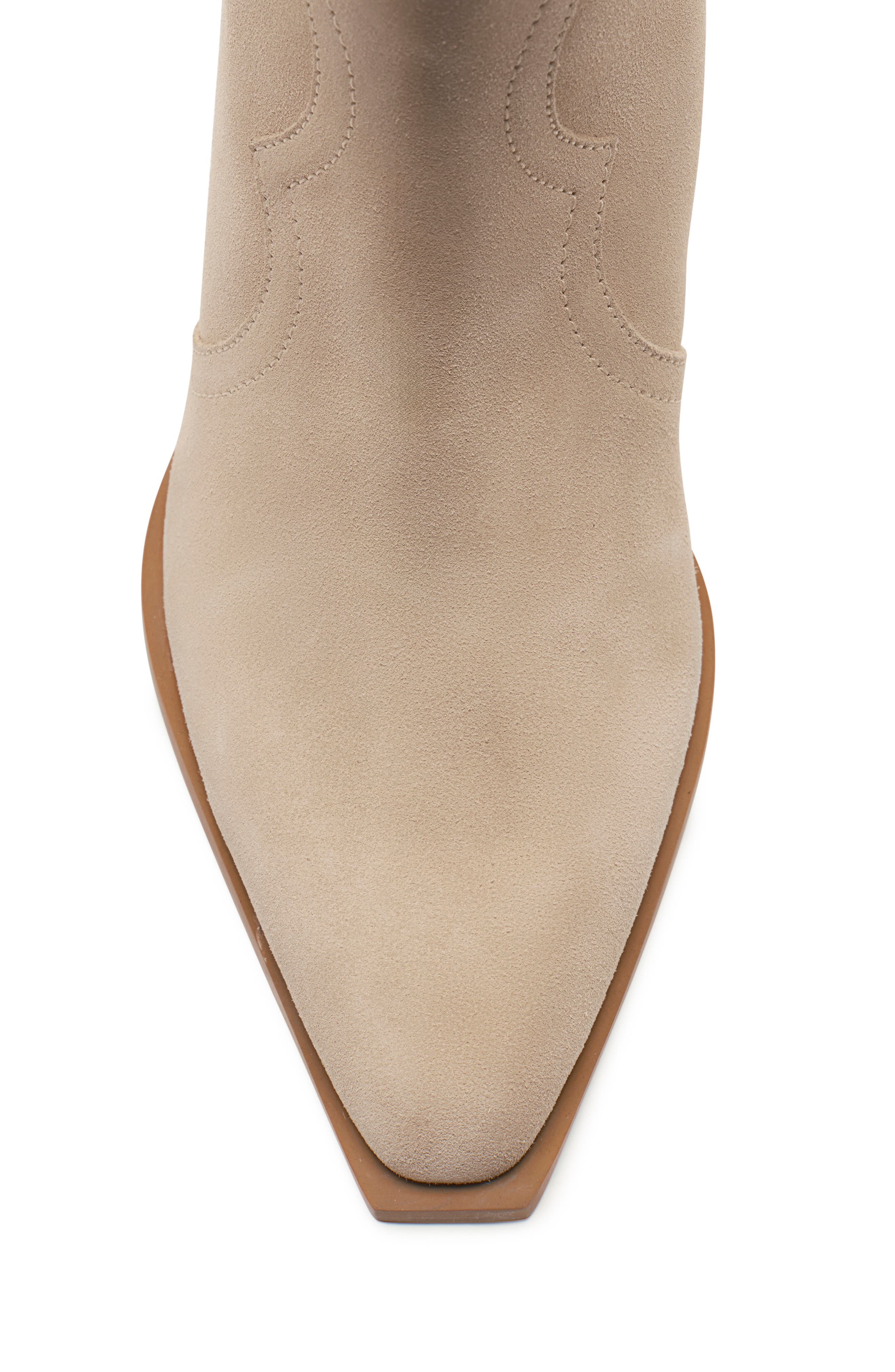 Cat Nap Western Boot, Alternate, color, SUNSTONE SAND SUEDE