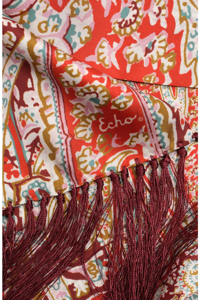 Paisley Tubular Fringe Scarf, Alternate, color, Multi