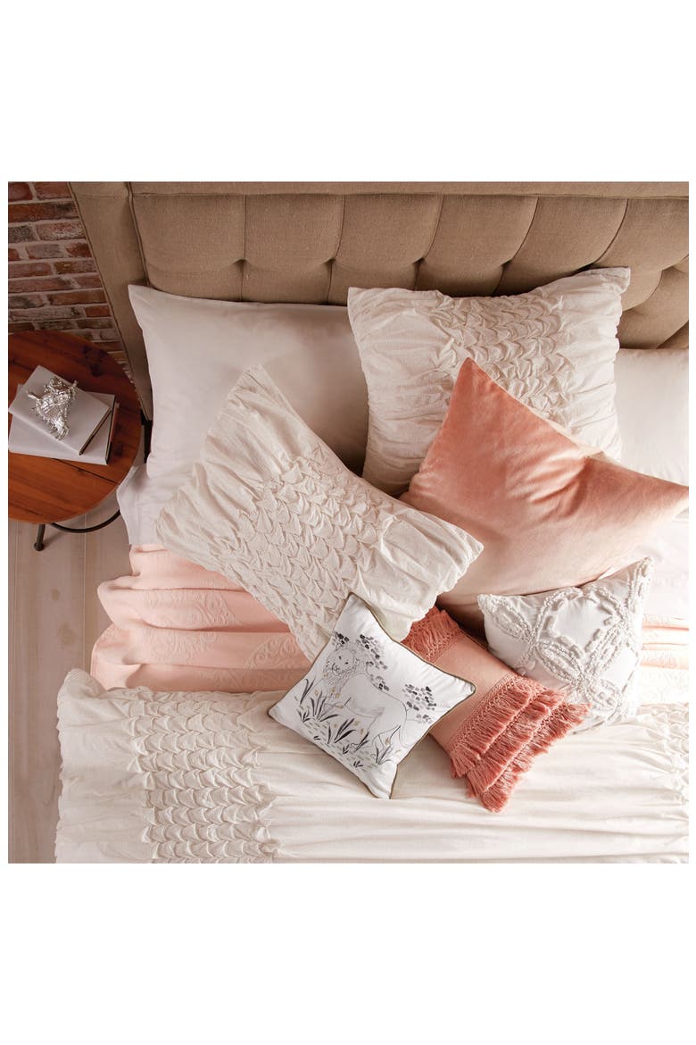 Fringe Pillow, Alternate, color, BLUSH