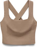 MANGO Linen
Cotton Blend Crop Top