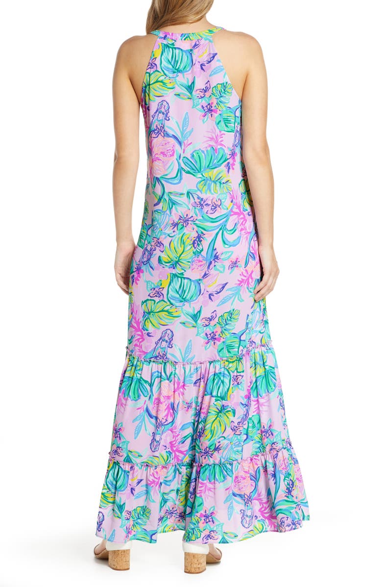 Lilly Pulitzer<sup>®</sup> Luliana Button Front Maxi Dress, Alternate, color,
