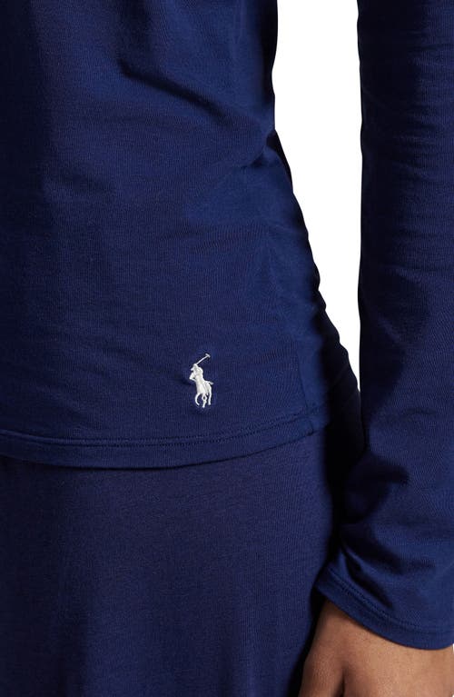 Polo Ralph Lauren Baselayer Stretch Cotton T-shirt In Blue