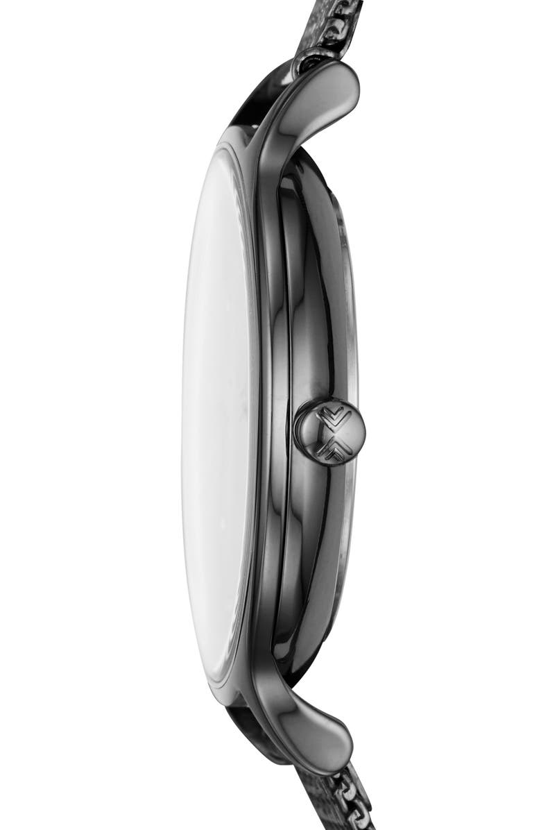 Skagen 'Anita' Crystal Index Mesh Strap Watch, 30mm, Alternate, color, 