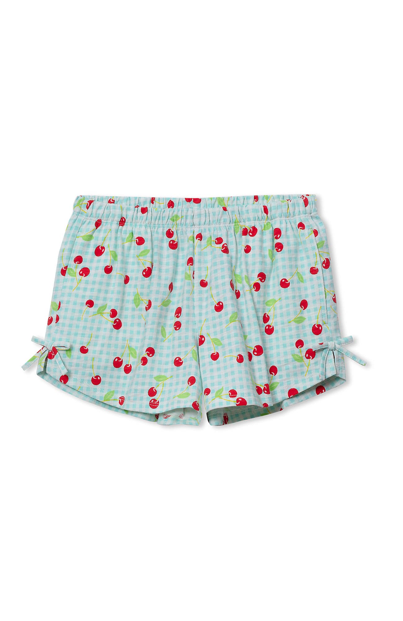 selected Cherries/Blue Gingham