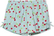 Lands' End Girls Knit Side Bow Shorts