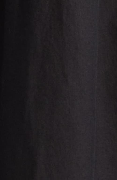 Ulla Johnson Emera Embroidered Tie Waist Long Sleeve Midi Dress In Black
