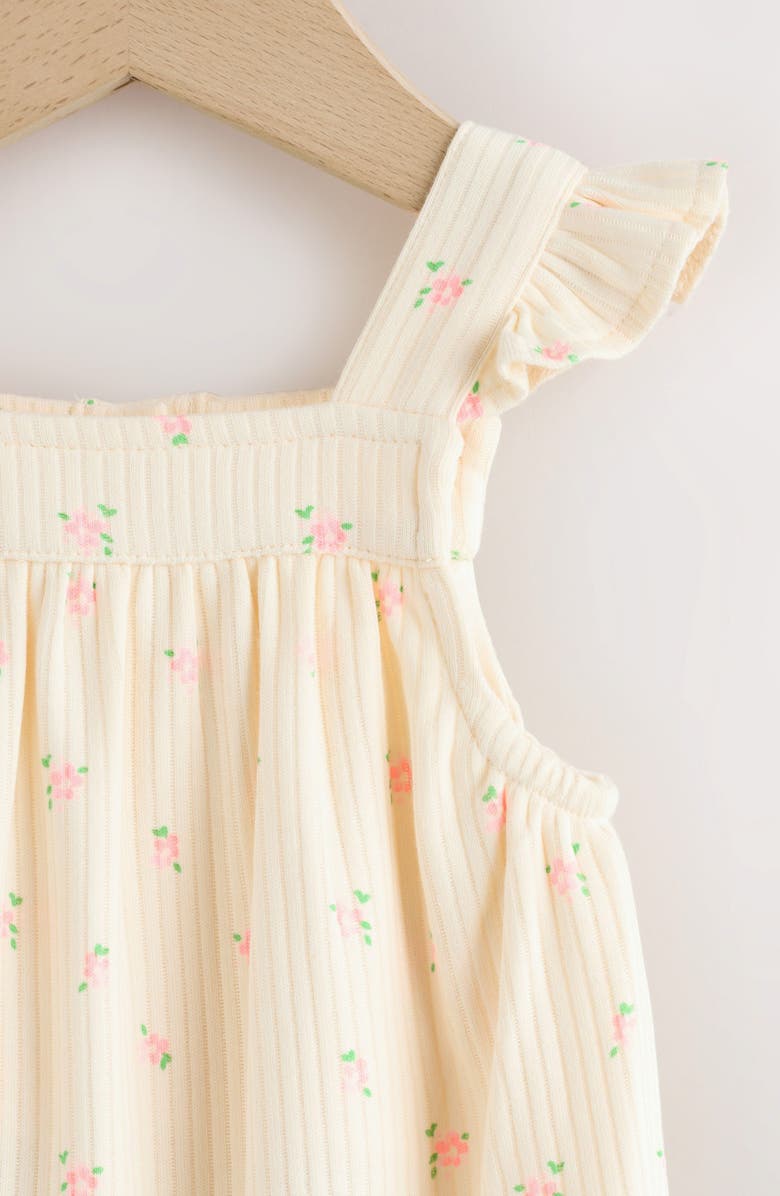 NEXT Floral Loose Romper, Alternate, color, Ivory Multi