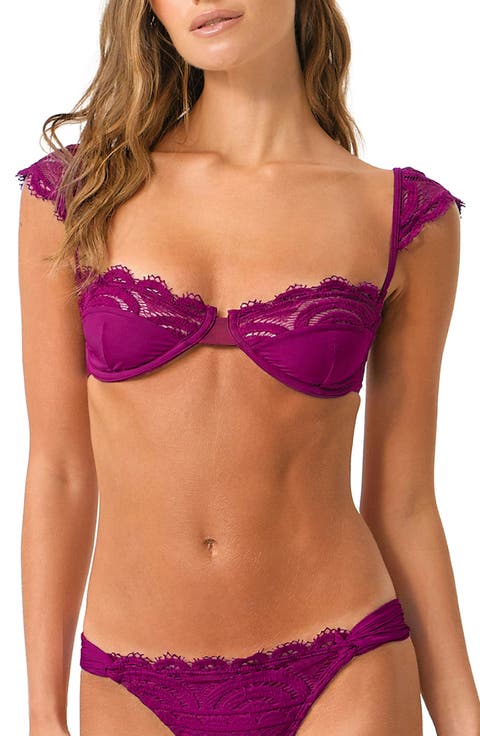 Gia Lace Underwire Bikini Top