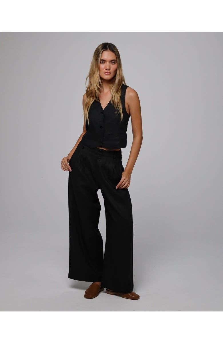 JUANA Hemp High Rise Pants, Main, color, Black