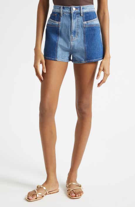 Elijah Colorblock Denim Shorts