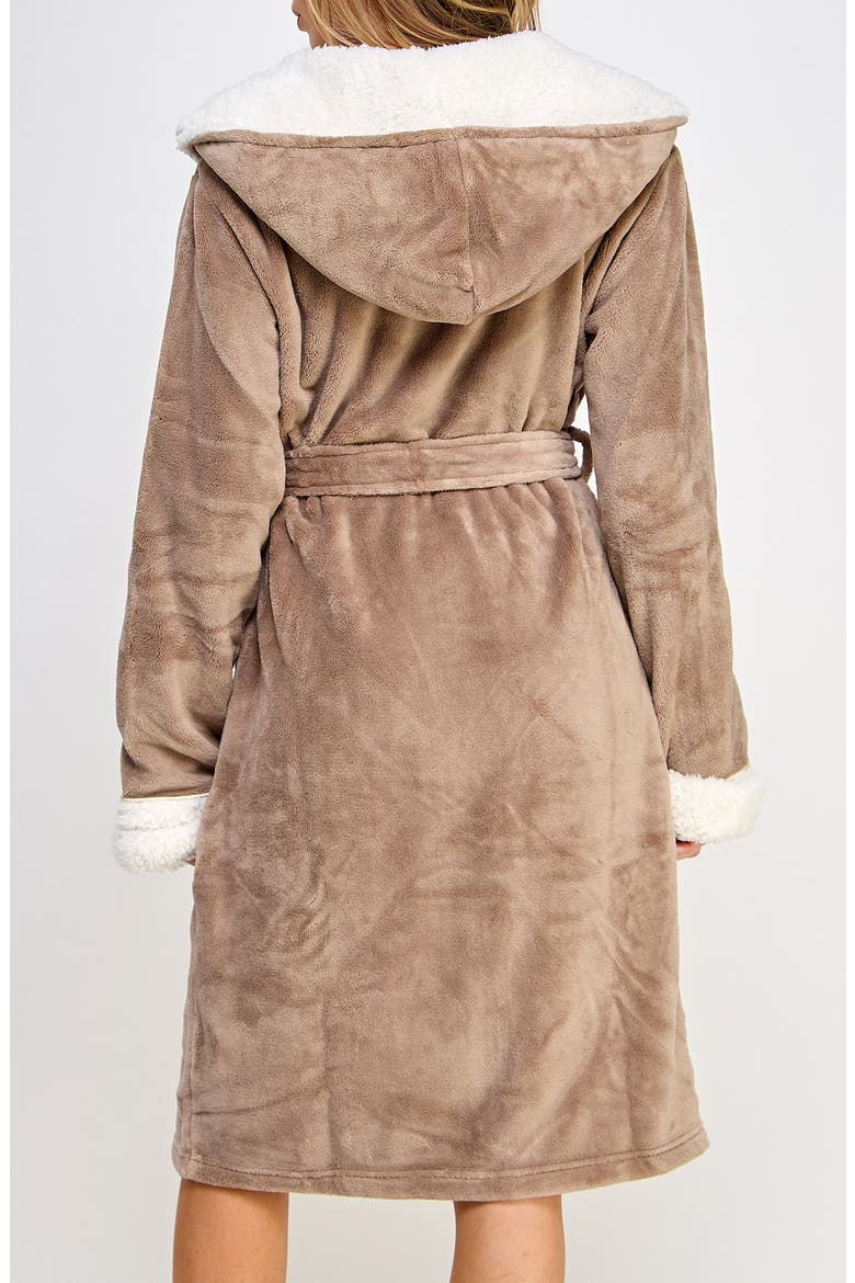 Sydney Robe, Alternate, color, LIGHT BROWN / WHITE