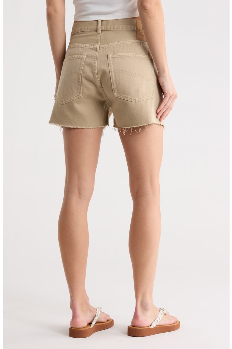 Brooke Raw Hem Shorts, Alternate, color, VINTAGE KHAKI