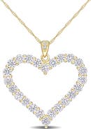 Julianna B. 2-2/5 CT DEW Moissanite Heart Necklace