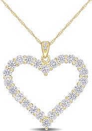 Julianna B. 2-2/5 CT DEW Moissanite Heart Necklace