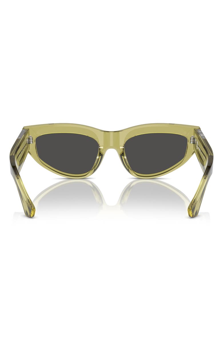 Burberry 55mm Cat Eye Sunglasses, Alternate, color, Green