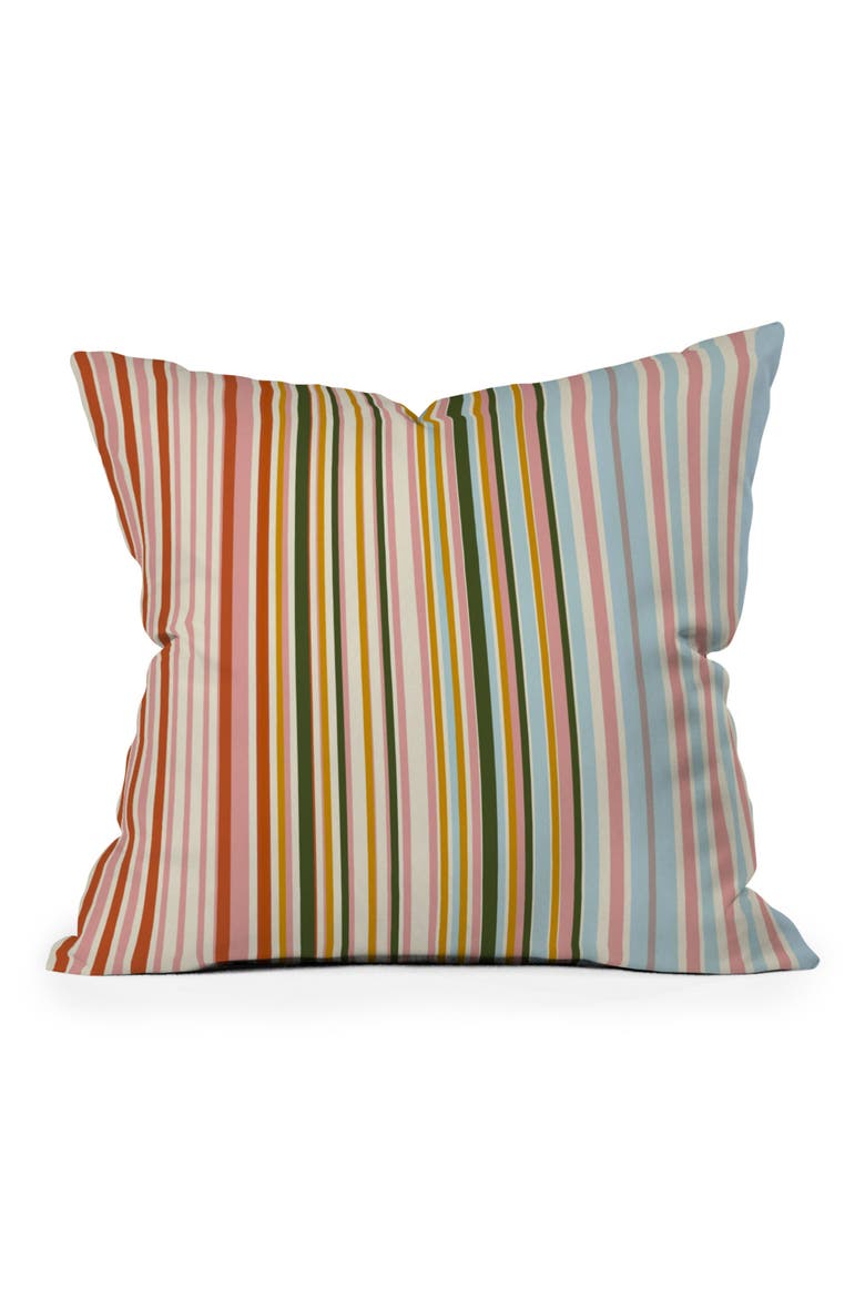 Grace Magical Stripes Outdoor Throw Pillow, Main, color, MULTI