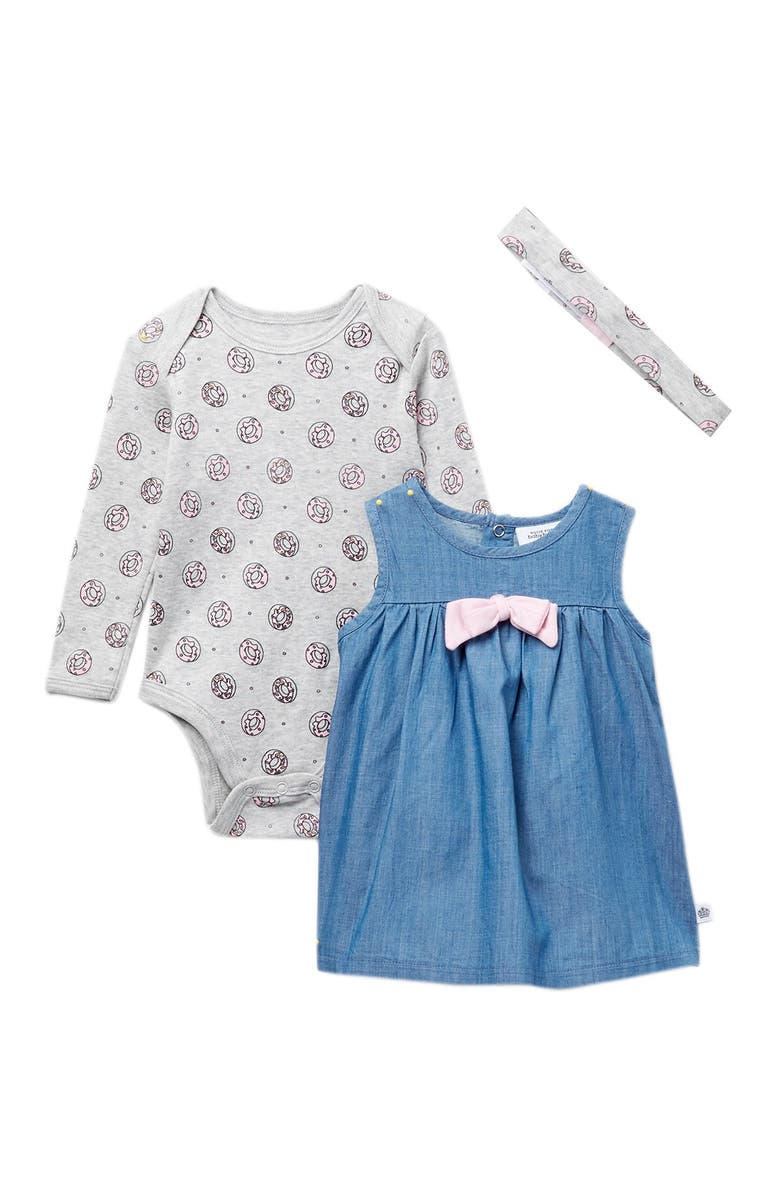 Rosie Pope Donut Dress 3-Piece Set, Main, color,