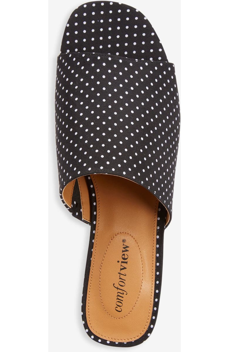 Comfortview The Sola Mule, Alternate, color, Black Dot