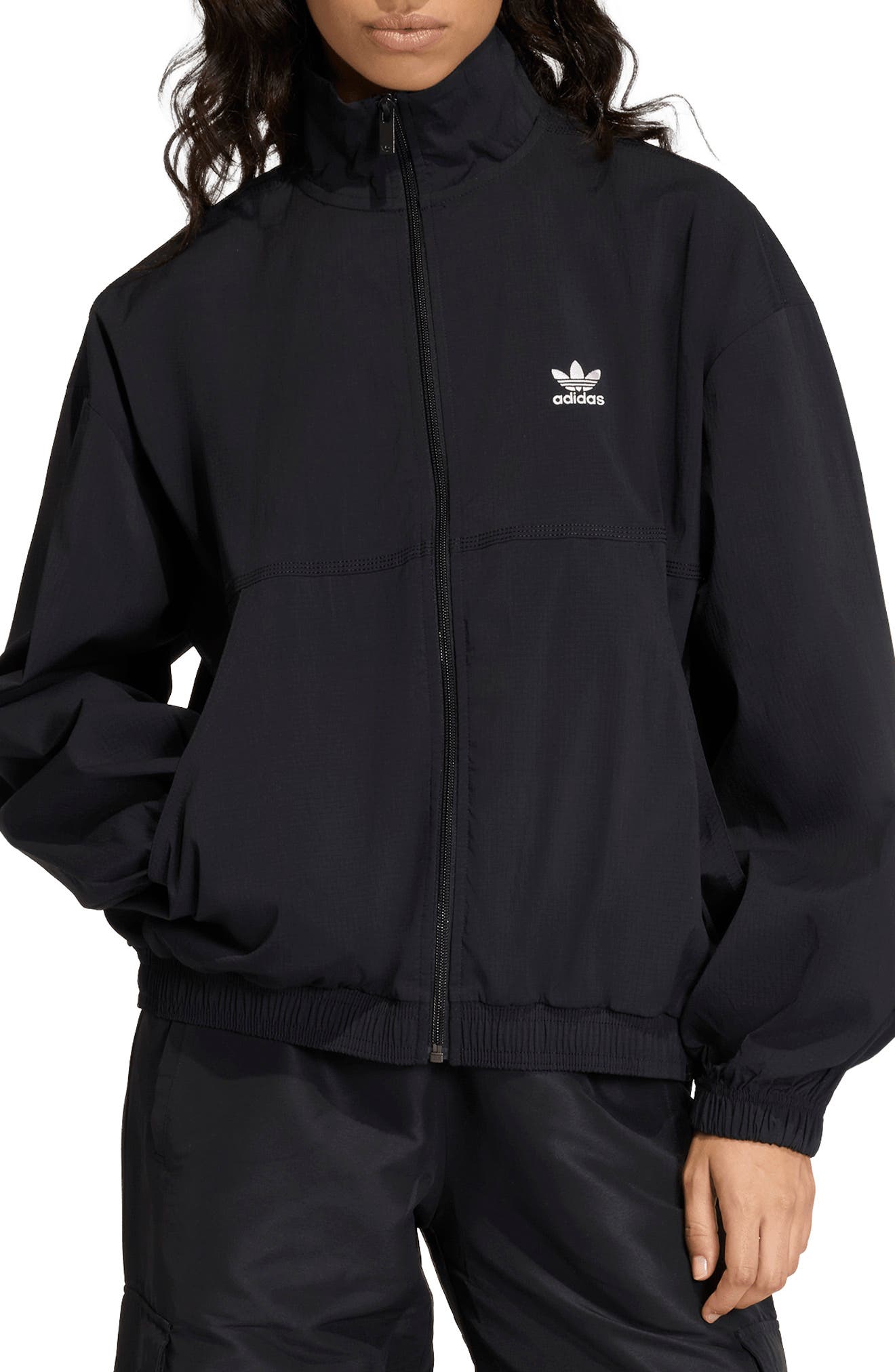 Essentials Woven Windbreaker Jacket (Women) | Nordstrom