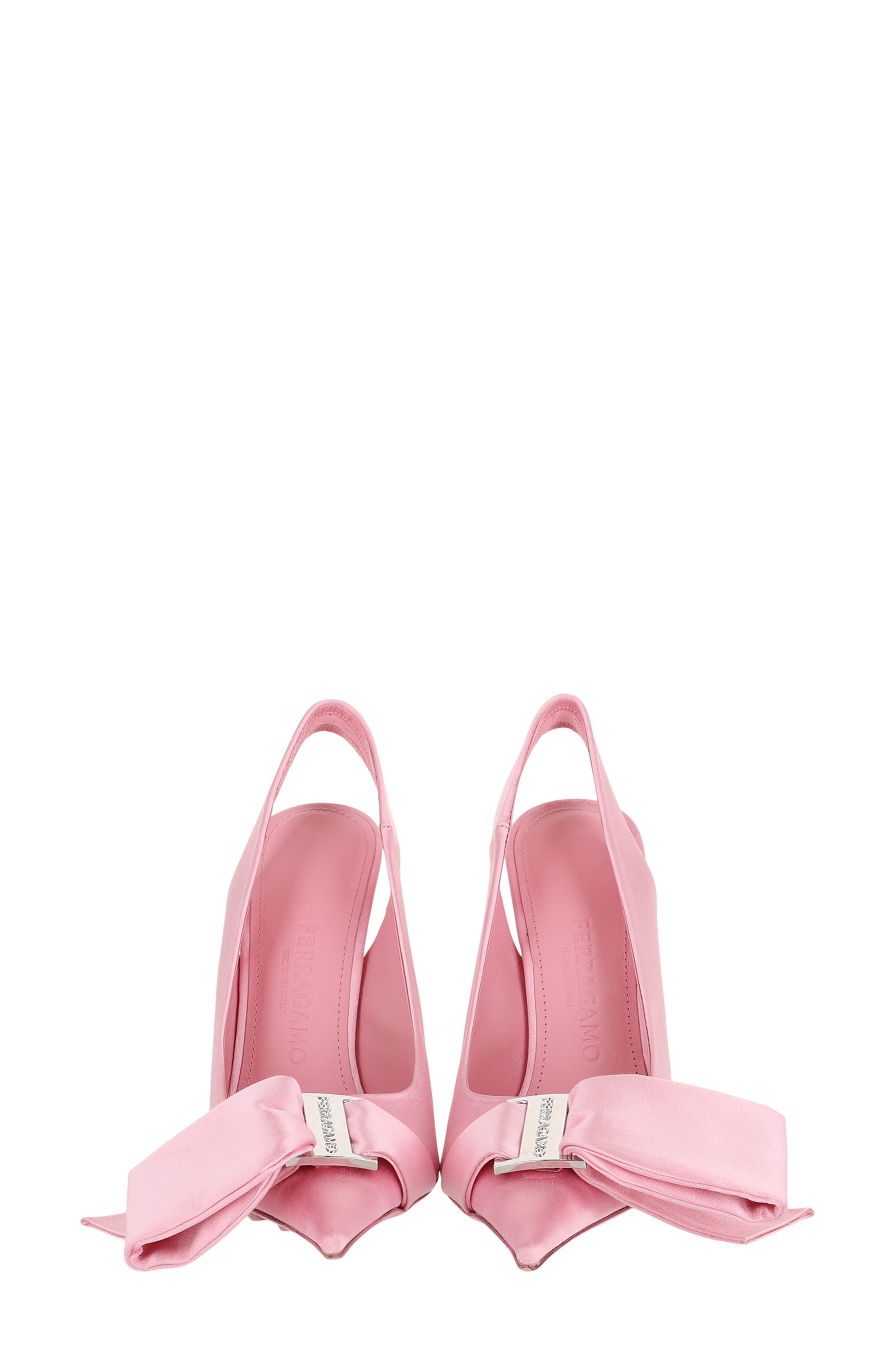 FERRAGAMO Bow Slingback Pump, Alternate, color, 