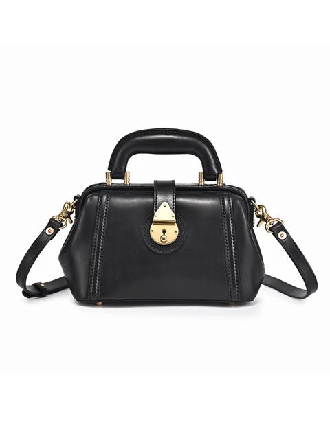 Azalea Genuine Leather Mini Doctor Satchel