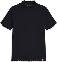 Scotch & Soda Kids' Lettuce Edge Stretch Cotton Rib T-Shirt