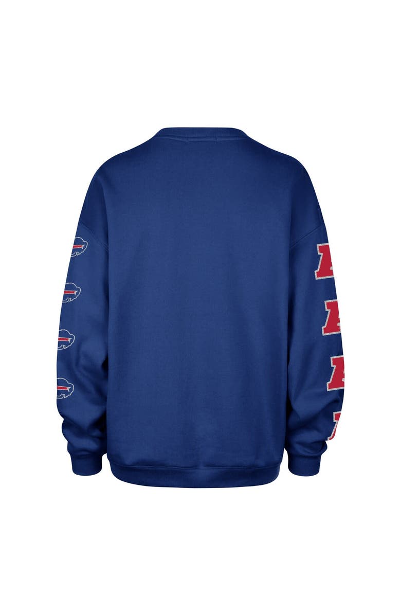 '47 Women's '47  Royal Buffalo Bills Go Big Oversized Pullover Sweatshirt, Alternate, color, Royal