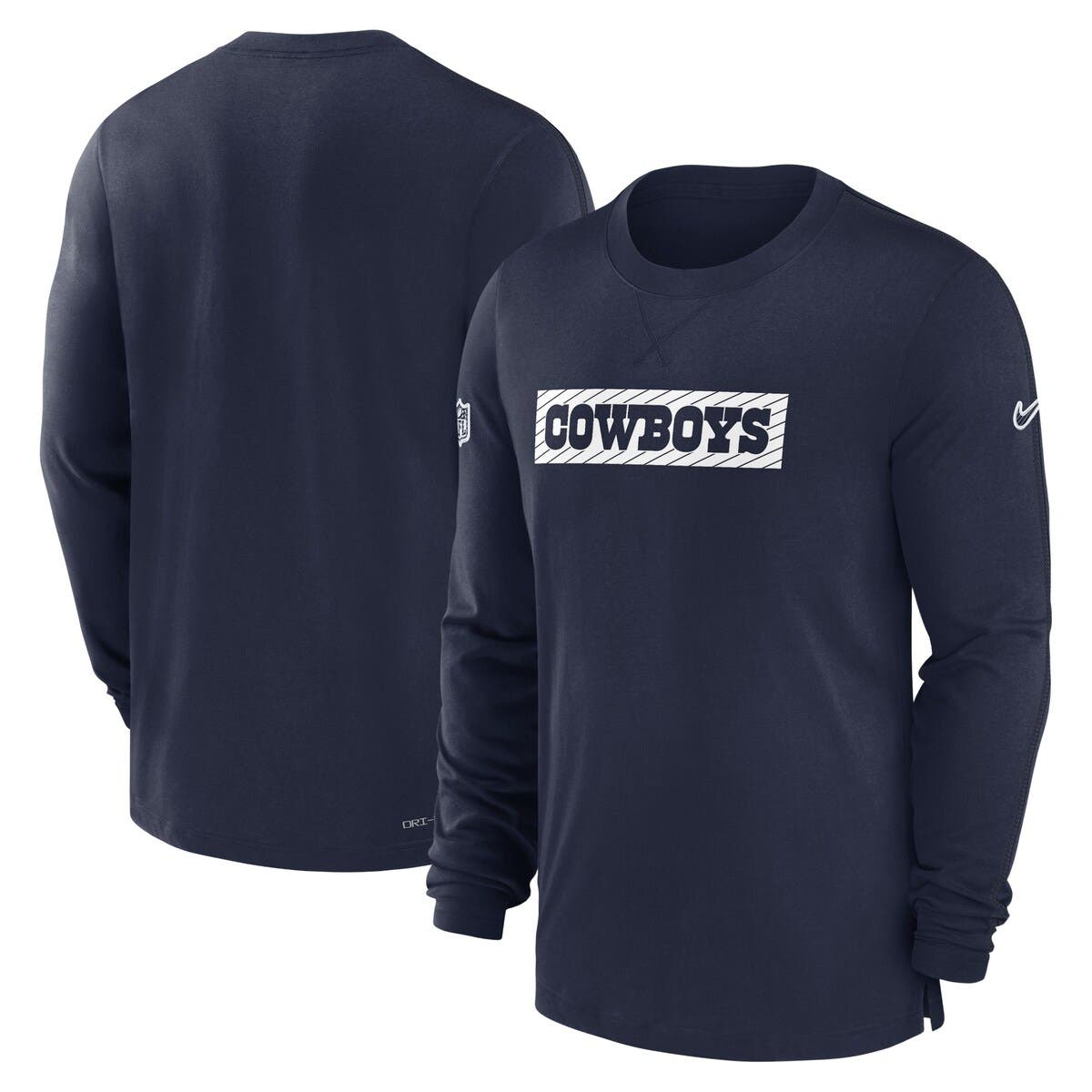 dallas cowboys dri fit long sleeve