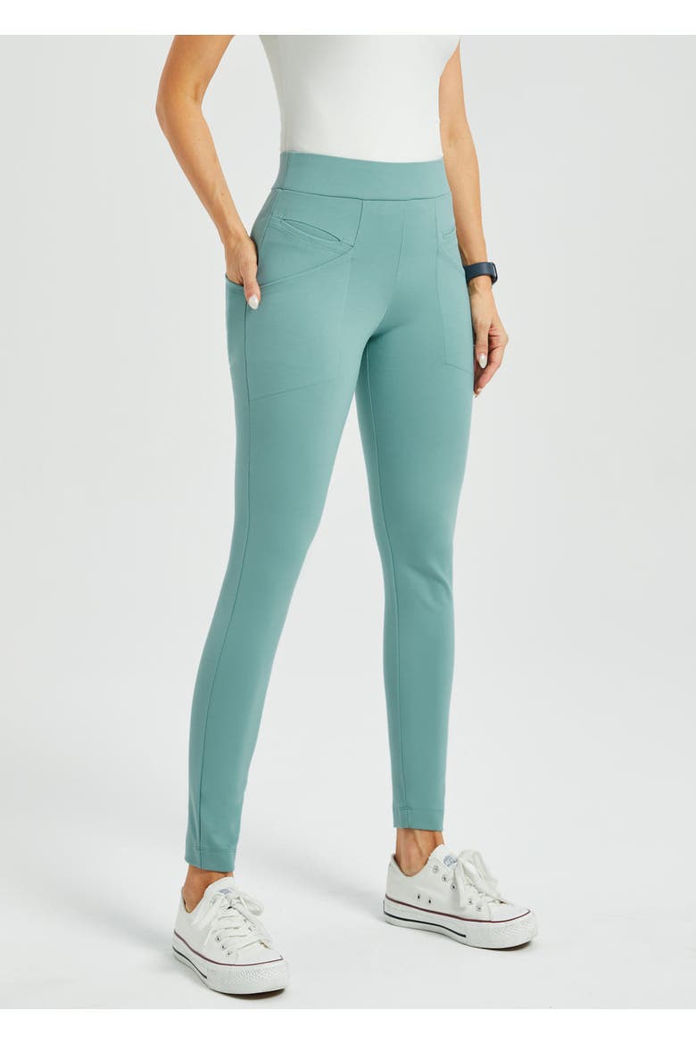 Journey DPYP Dress Pant Yoga Pants | Skinny, Main, color, Steel Blue