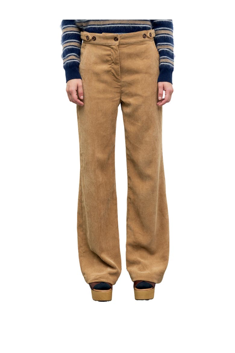 Maev Corduroy Pants, Main, color, Sand