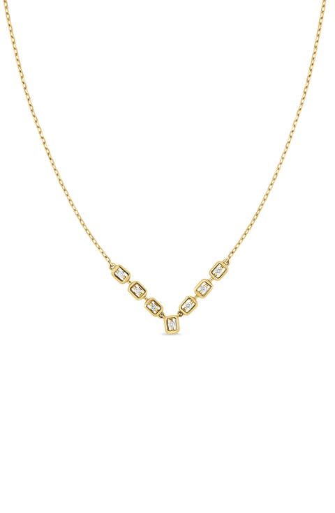 Monaco 18k Gold Diamond Necklace