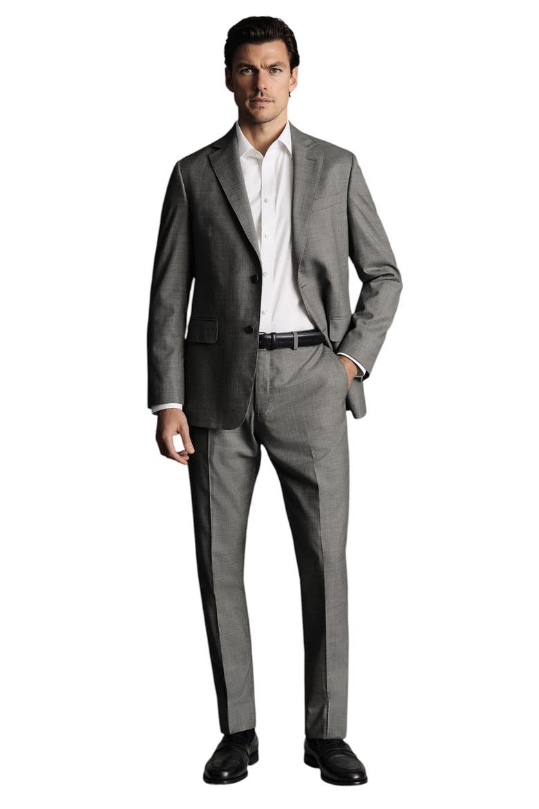 Ultimate Performance Sharkskin Suit Trousers, Alternate, color, Grey