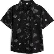 Star Wars Short Sleeve Button-down Shirt (toddler, Little Kid & Big Kid)