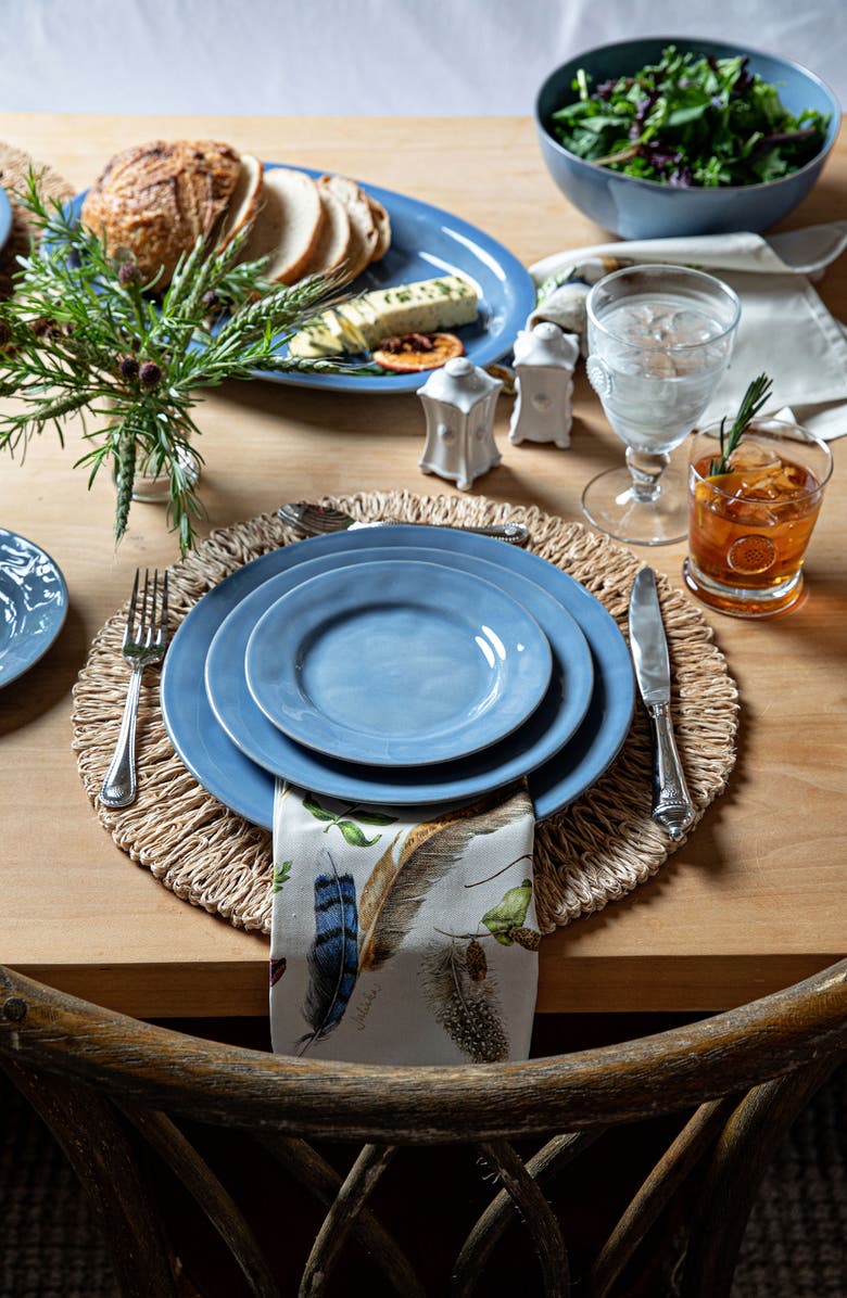 Juliska Puro Dinner Plate, Alternate, color, Chambray