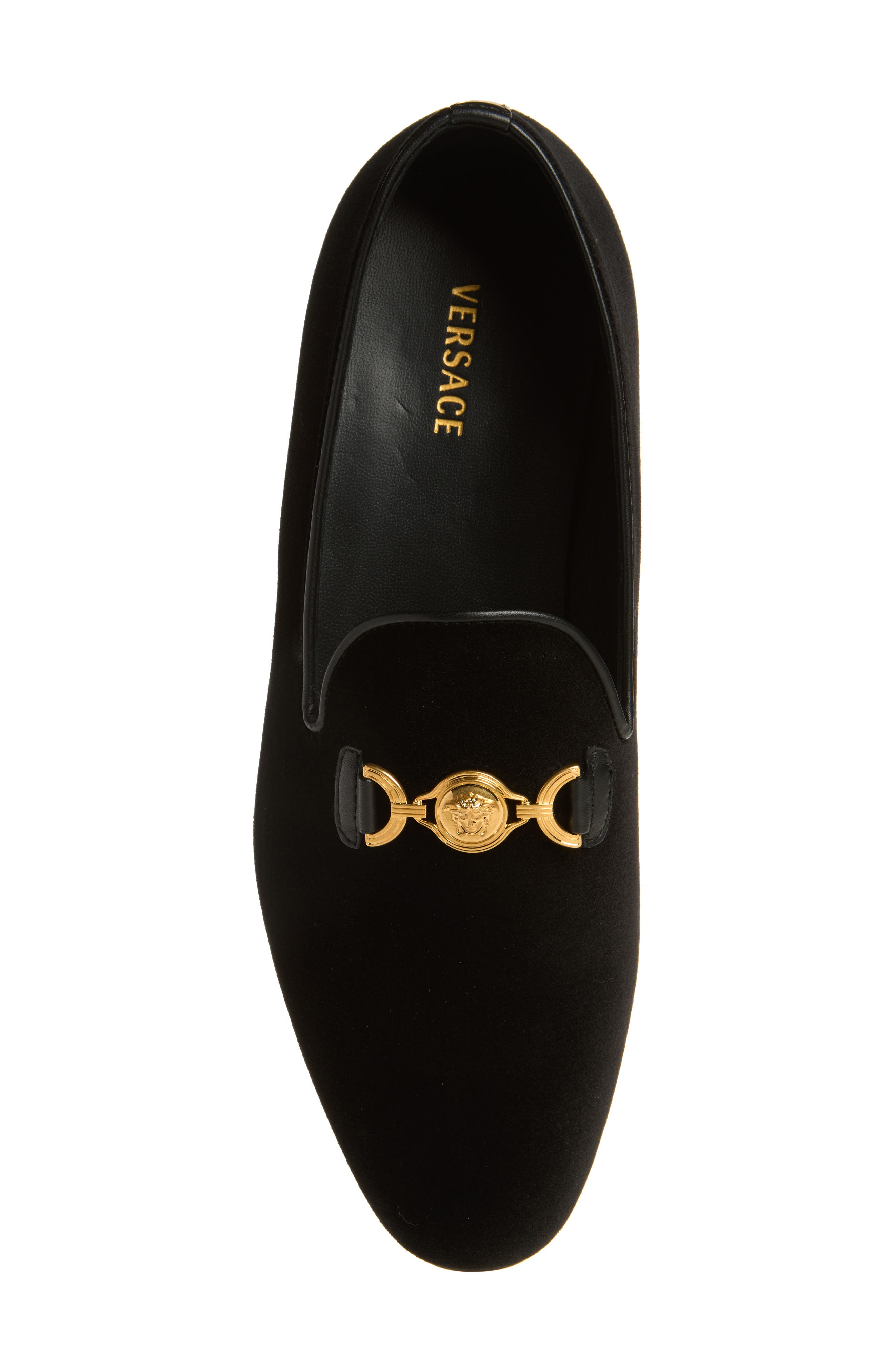 Medusa Smoking Slipper, Alternate, color, BLACK-VIBRATED GOLD