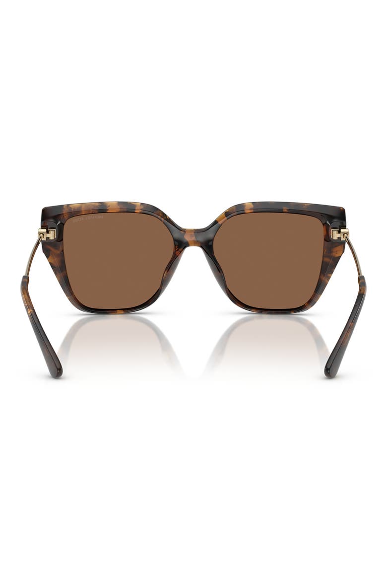54mm Square Sunglasses, Alternate, color, DK TORT