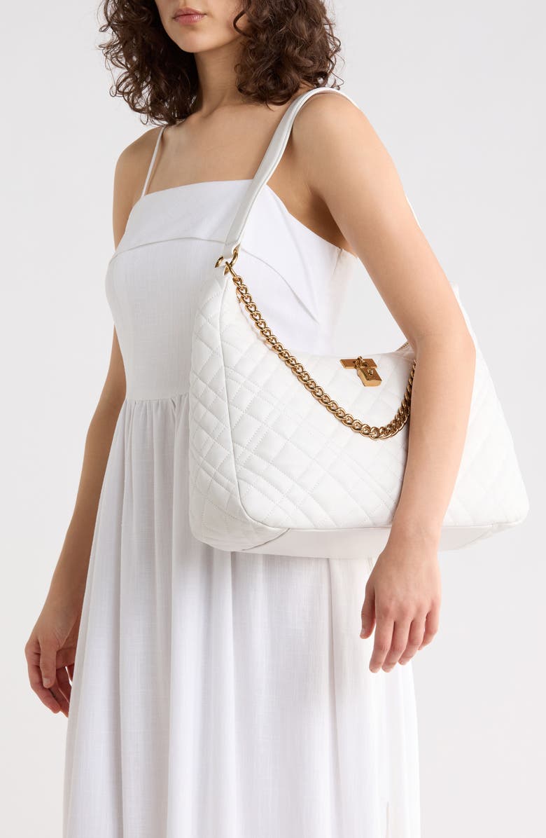 Kurt Geiger London Brixton Large Hobo Shoulder Bag, Alternate, color, White