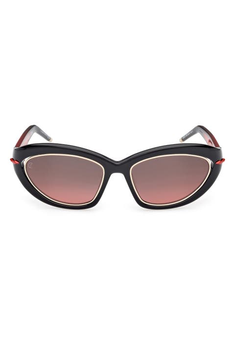 So Kate 55mm Gradient Cat Eye Sunglasses