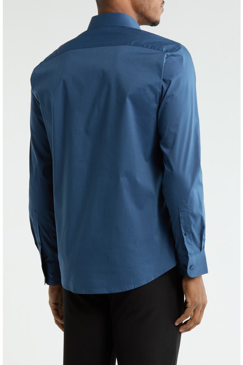 Diana Solid Stretch Dress Shirt, Alternate, color, DIANA BLUE