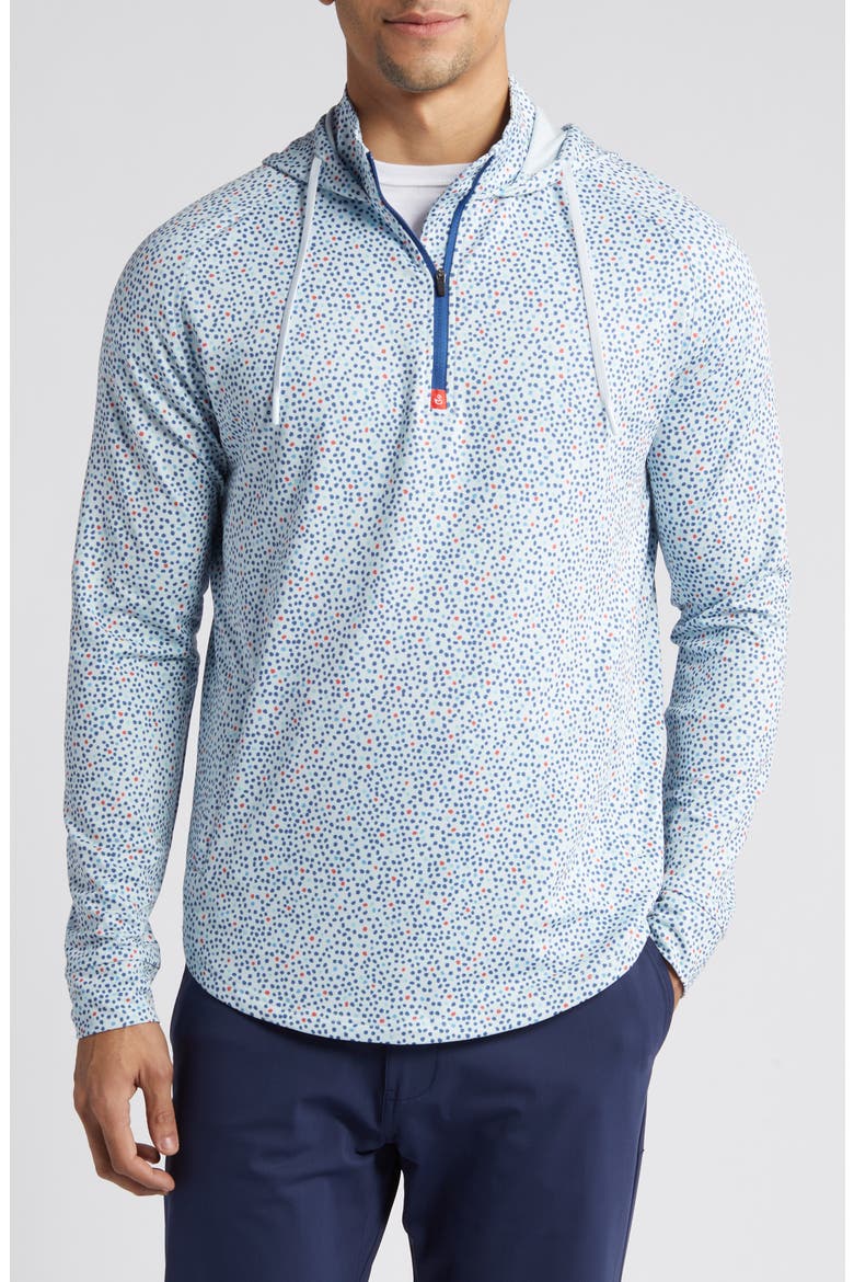 Tilly Half Zip Hoodie, Main, color, SKY