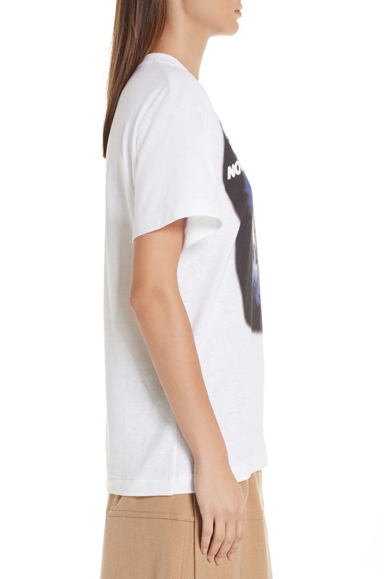 Wolf Print Tee, Alternate, color, WHITE