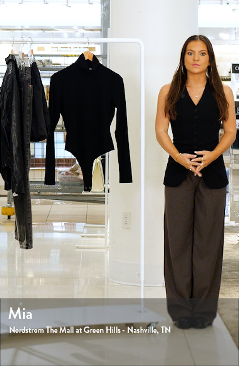 Cordelia Turtleneck Knit Bodysuit, sales video thumbnail